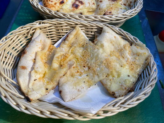 Cheese and Garlic Naan